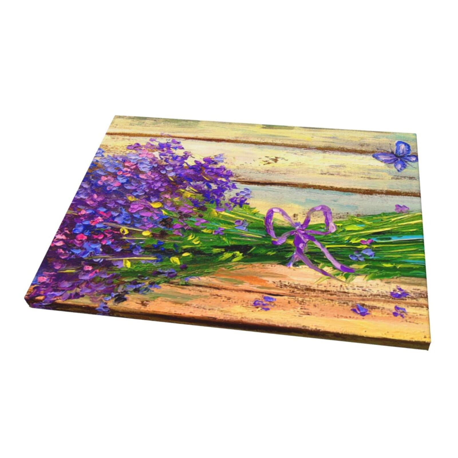 Amazon.co.jp: BRAKSENT アートパネル ラベンダーの花束 絵画